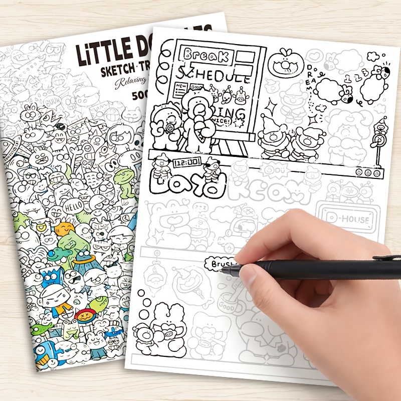 Adult Coloring Book Stress Relief - Stressabbau-Malbuch für Erwachsene mit exquisiten Doodle-Mustern,