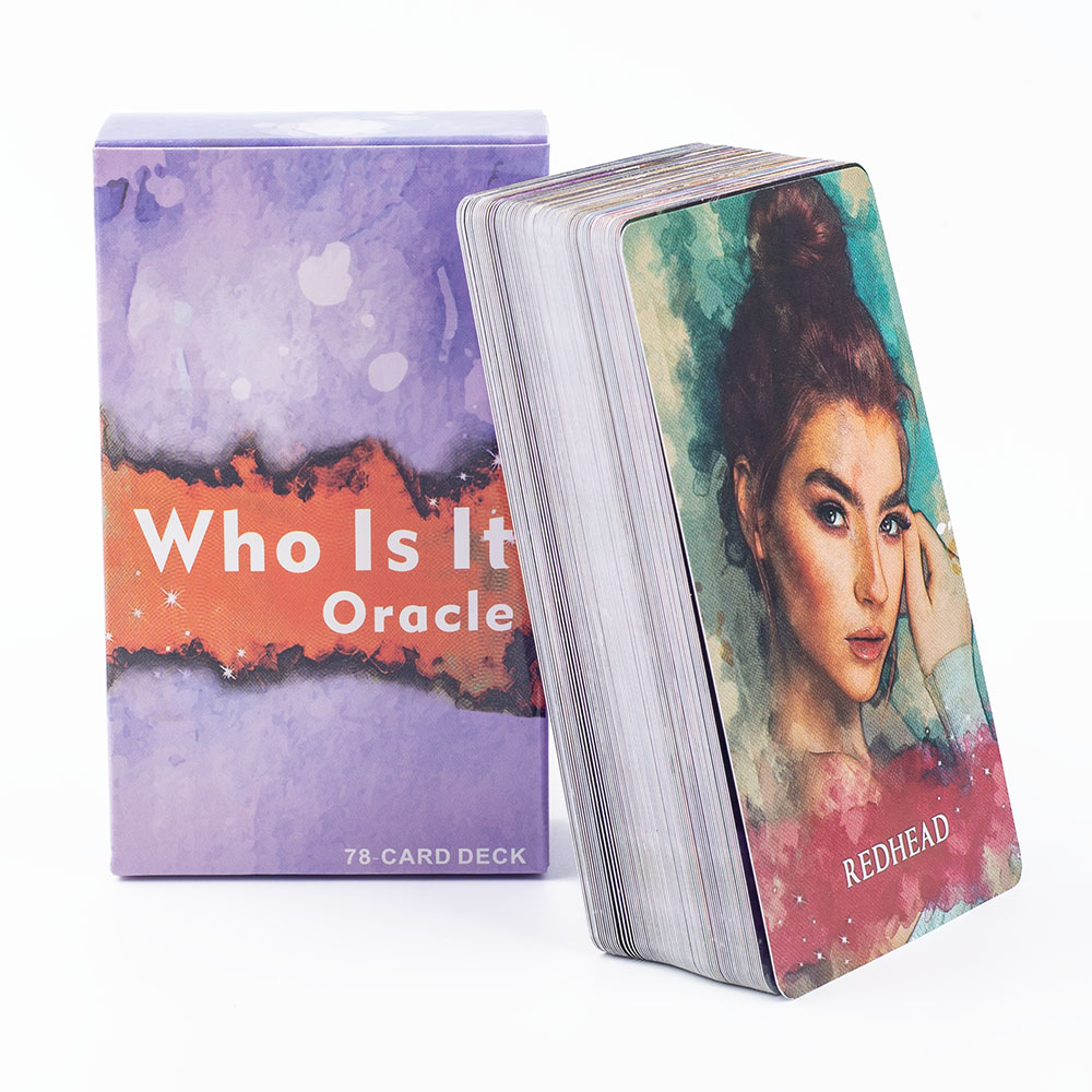 Tarot Deck With Guidebook - Who Is It Oracle-Karten, 78 Karten,