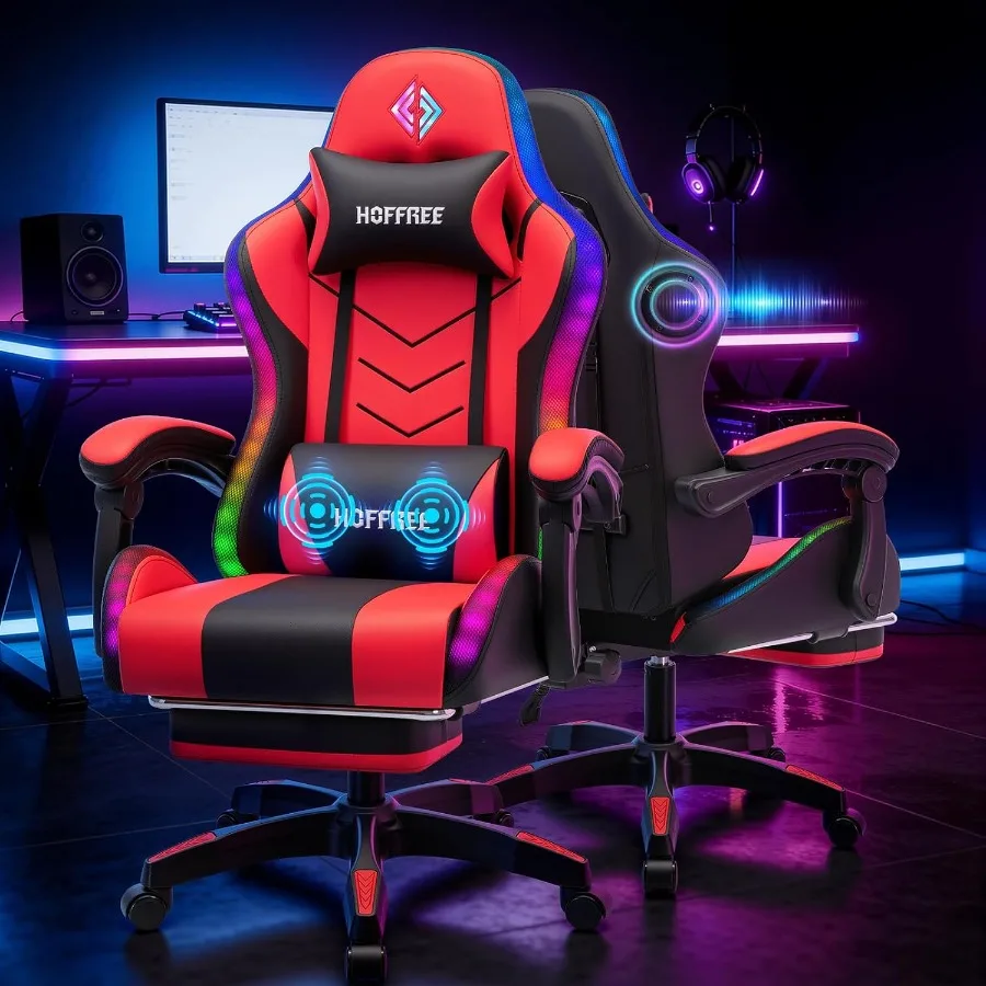 RGB-Gaming-Stuhl mit Lautsprec – Music Bewertung und Preis
