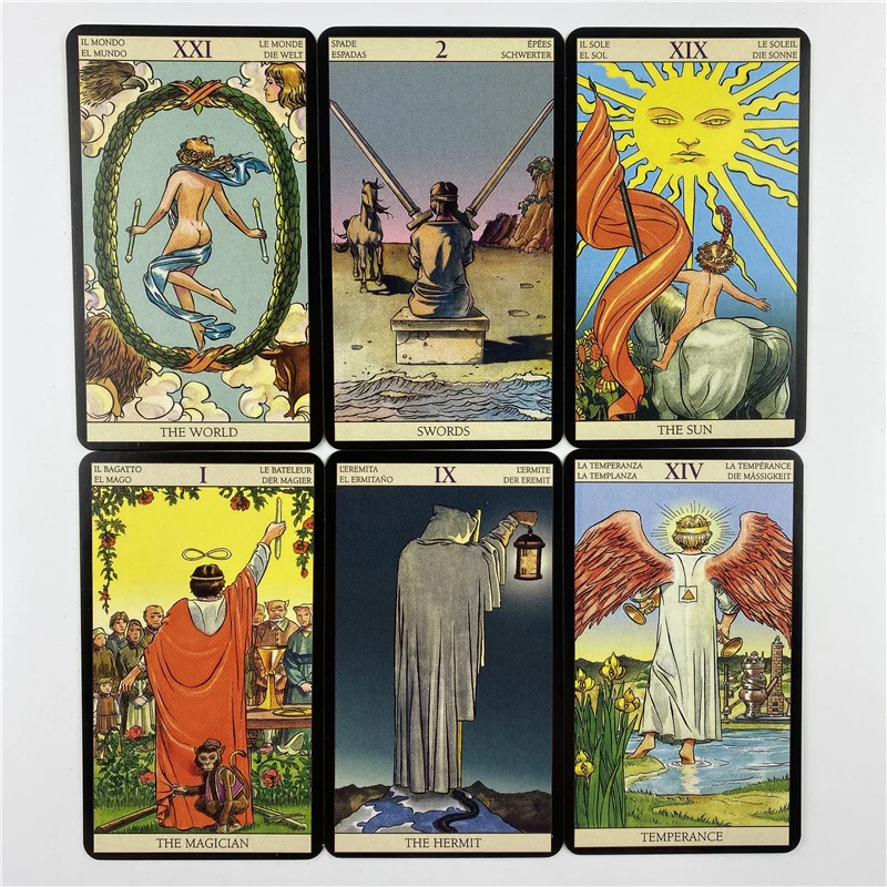 Metallbox, vergoldete Edition, – Tarot Deck With Guidebook Bewertung und Preis