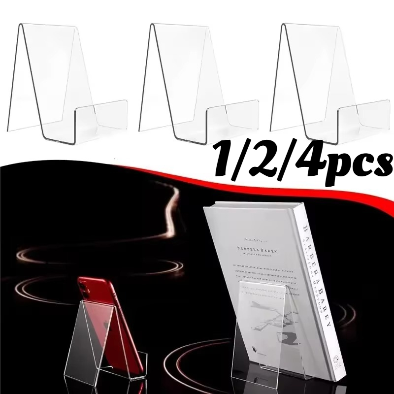 1/2/4 Stück transparente Acryl – Clear Acrylic Book Stand Holder Bewertung und Preis