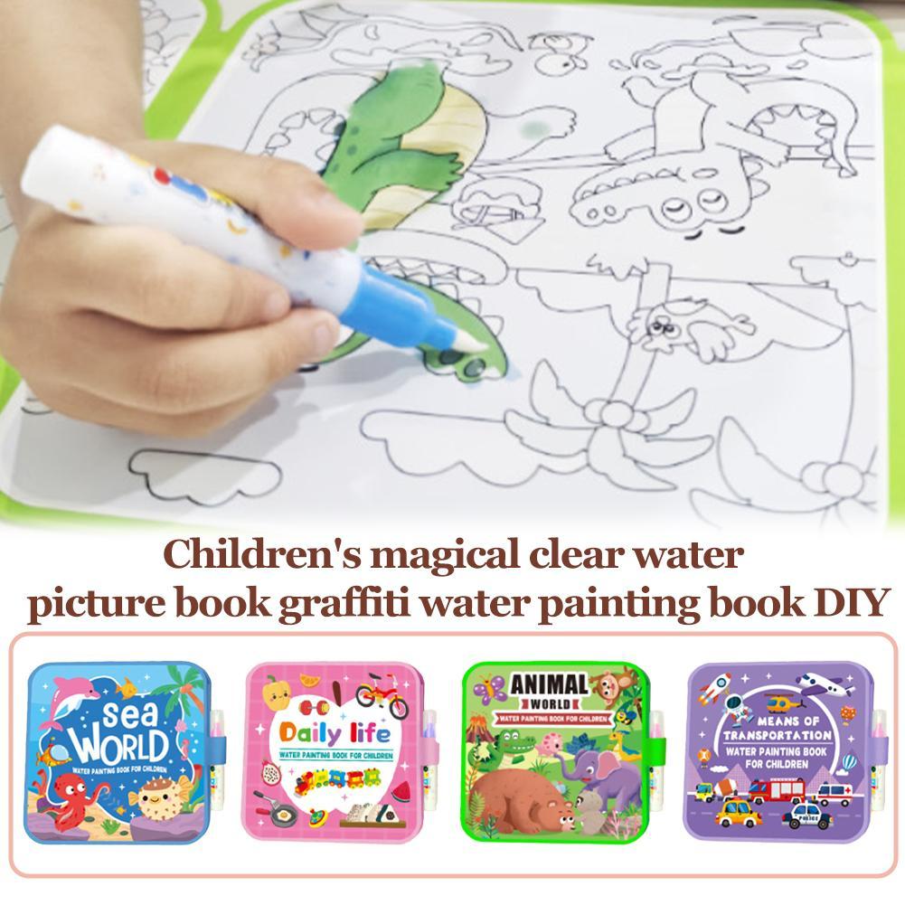 Magisches Wasser-Zeichenbuch,  – Reusable Water Magic Coloring Book Bewertung und Preis