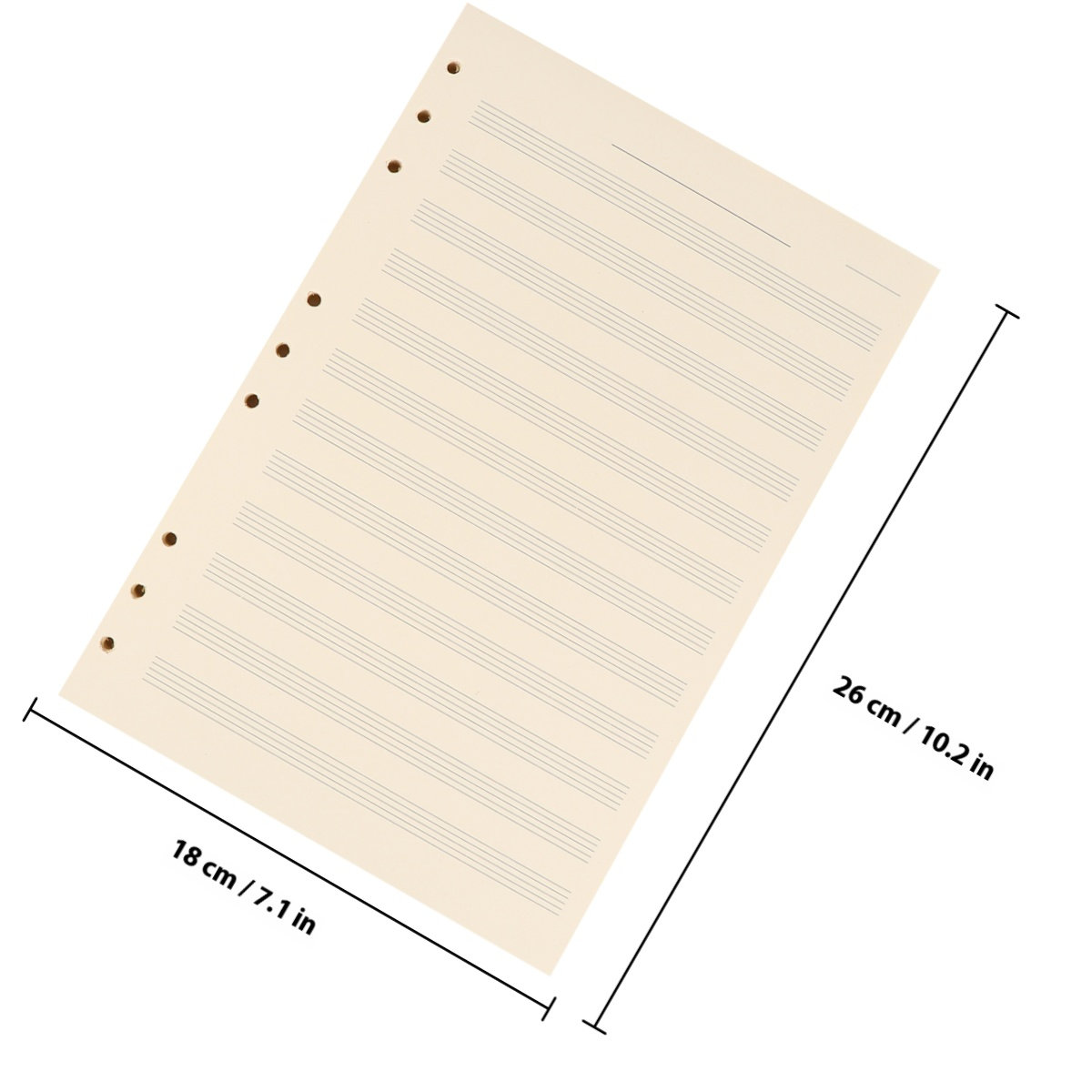 100 Blatt Notenpapier, 5-stufi – Blank Sheet Music Notebook Bewertung und Preis