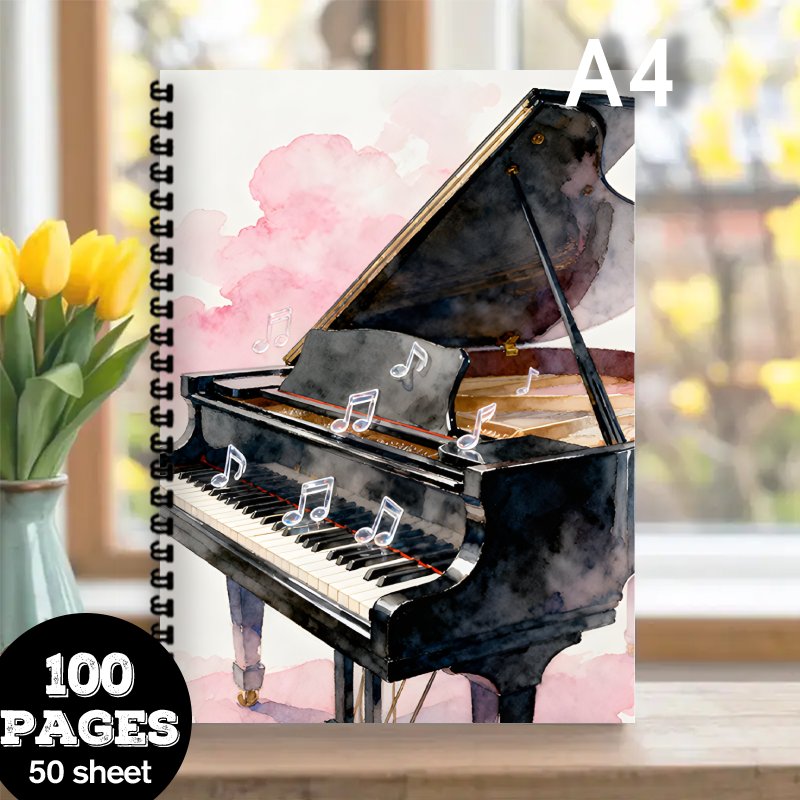 A4-Format, Musiknotizbuch, Meh – Blank Sheet Music Notebook Bewertung und Preis