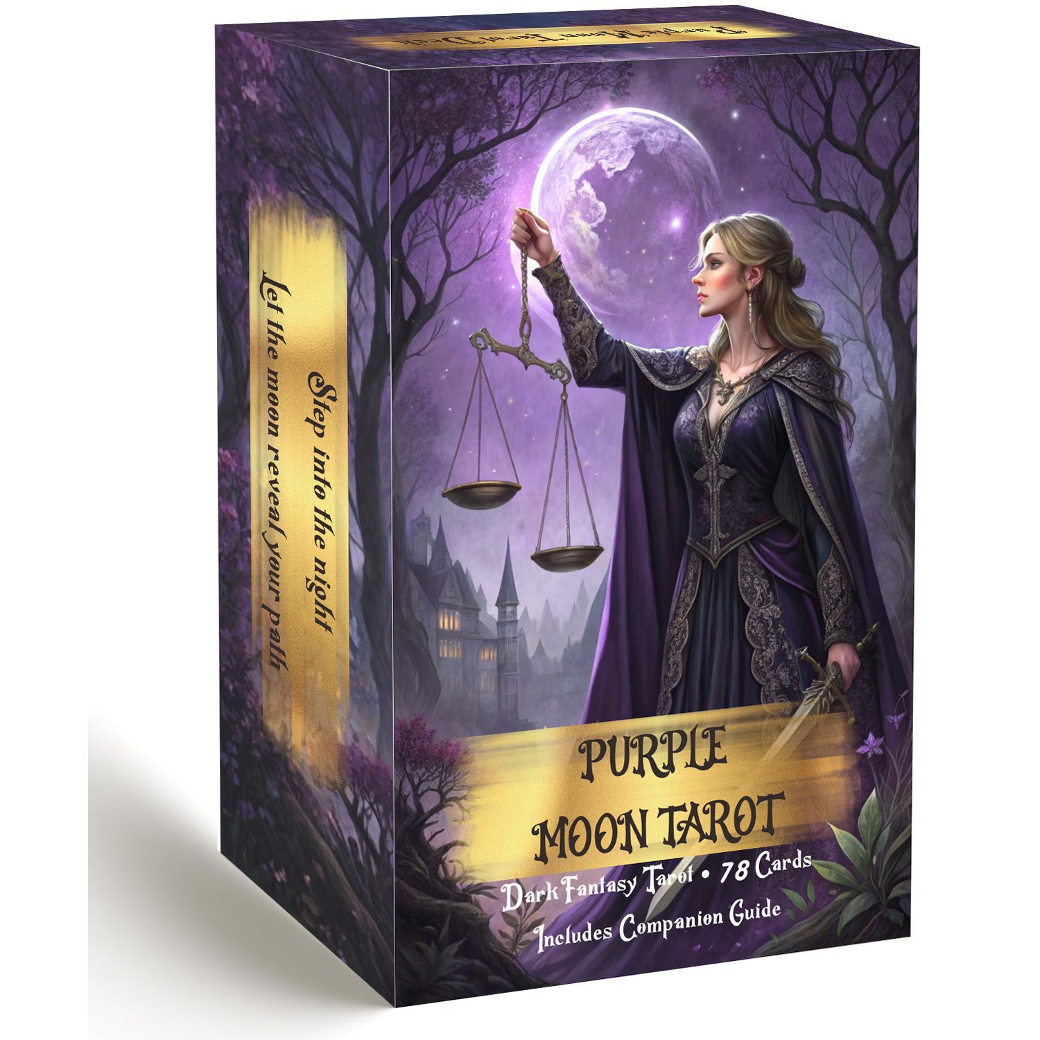Purple Moon Tarot-Kartenset mi – Tarot Deck With Guidebook Bewertung und Preis