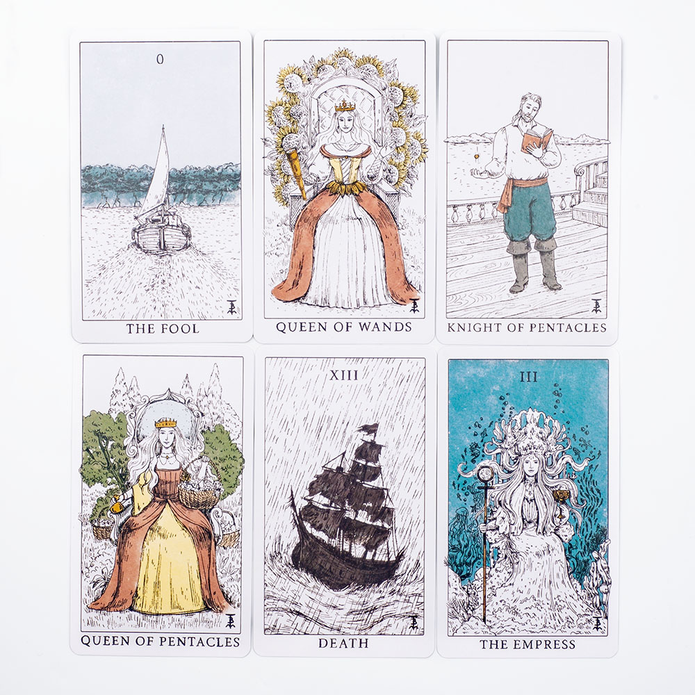 Tarot-Deck mit Ozean-Motiv, 78 – Tarot Deck With Guidebook Bewertung und Preis